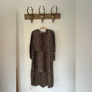 H&M leopard print maxi dress.